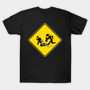 Breaking bad Road Sign yellow T-Shirt